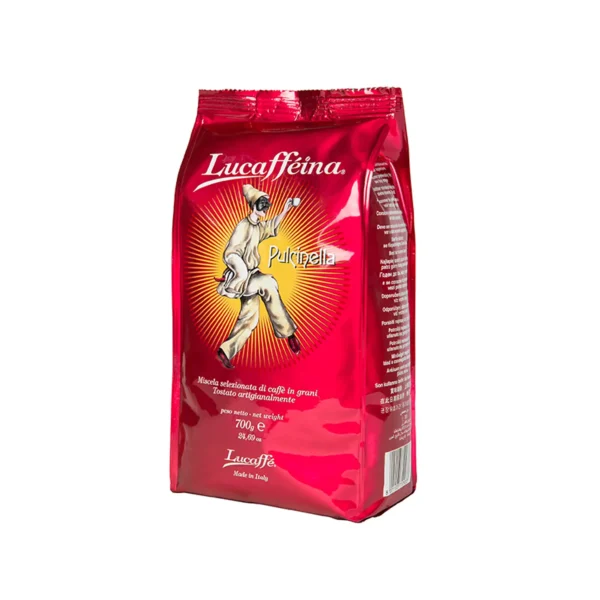 Lucaffe Pulcinella, Café en Grano 700 Gr